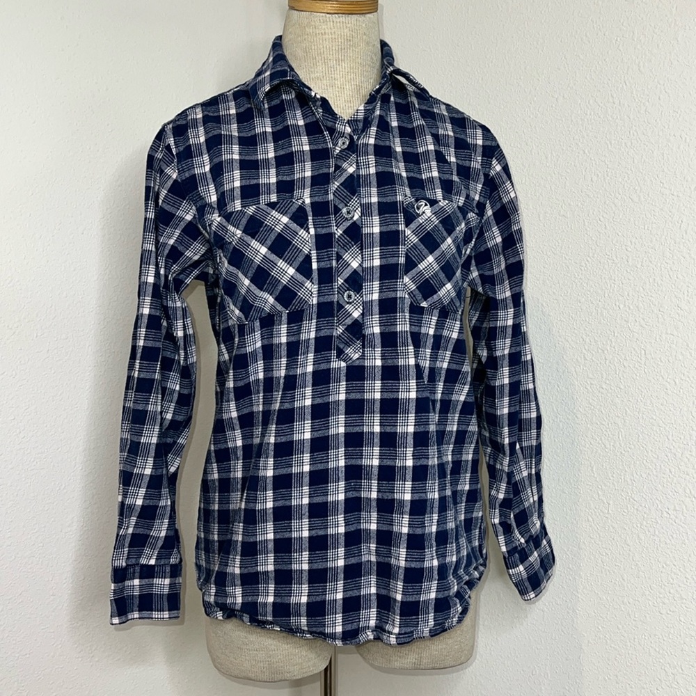 🔹 Swanndri Popover Plaid Flannel Shirt